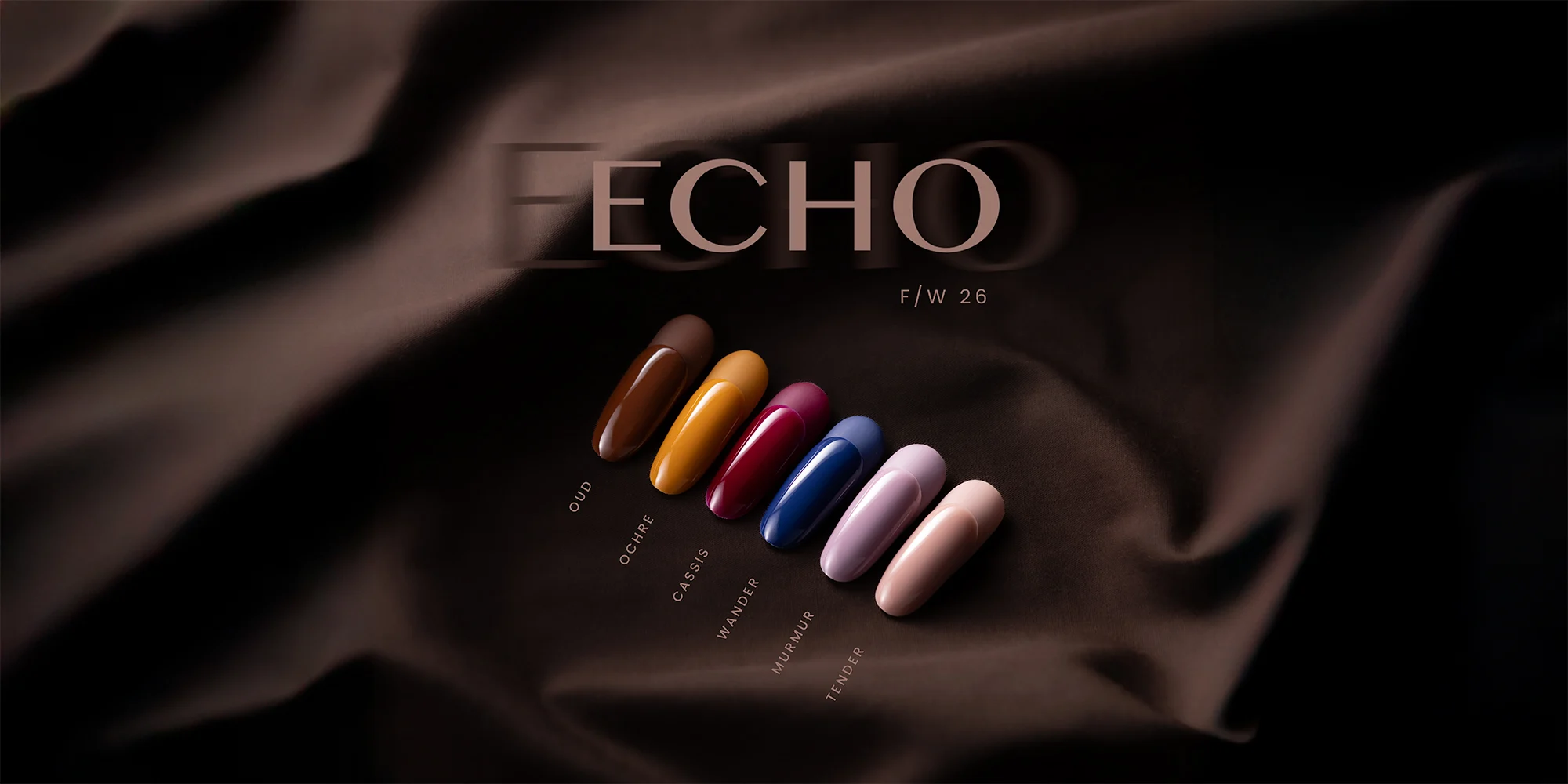 Akzentz ECHO F/W 26 kalıcı oje koleksiyonu - Nail Islands Kuşadası